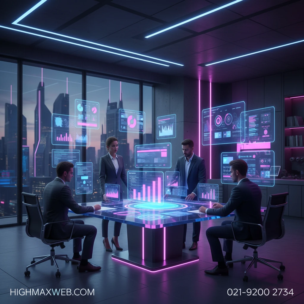 همکاری تیمی متخصصان هایمکس وب