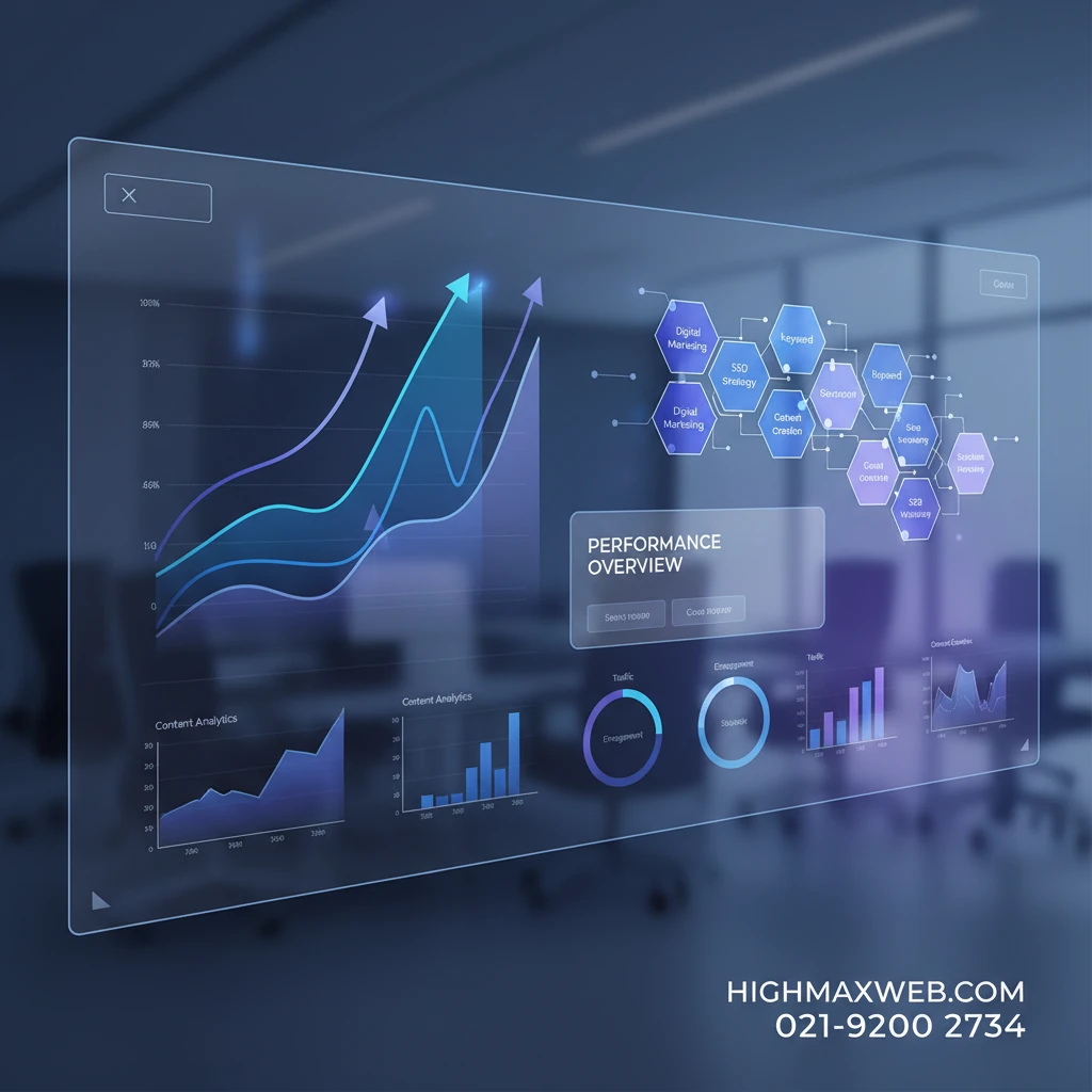 استراتژی سئو و محتوا (نمودار رشد و آنالیتیکس)